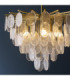 Loretta Pendant Light Brushed Aged Brass Clear Bubble Glass-4