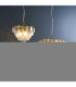 Loretta Pendant Light Brushed Aged Brass Clear Bubble Glass-7
