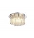 Semi Flush Ceiling Light, 6 x G9, IP44, Polished Chrome, Clear Glass - 1