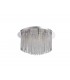 Semi Flush Ceiling Light, 6 x G9, IP44, Polished Chrome, Clear Glass - 3