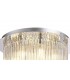 Semi Flush Ceiling Light, 6 x G9, IP44, Polished Chrome, Clear Glass - 4