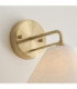 Wallbridge Dome Wall Lamp Brushed Aged Brass Natural Linen-6