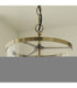 Hebden Lanterns Pendant Light Antique Brass Clear Glass-7