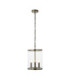 Hebden Lanterns Pendant Light Antique Brass Clear Glass-8