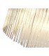Semi Flush Ceiling Light, 6 x G9, IP44, Polished Chrome, Clear Glass - 7