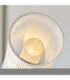 Avelyn Multi Arm Semi Flush Ceiling Light Antique Brass Clear Ribbed Glass-7