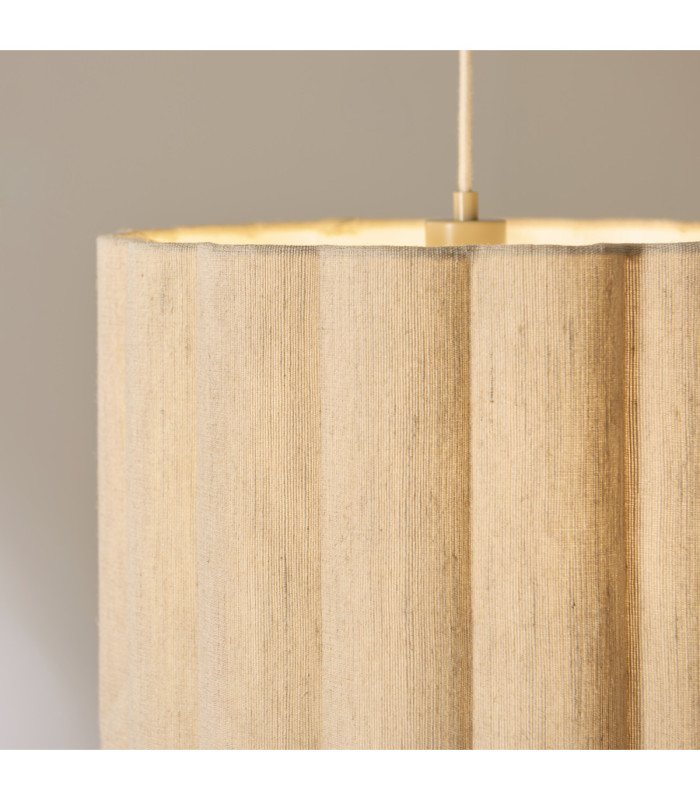 Olson Cylindrical Pendant Light Oak Wood Natural-4