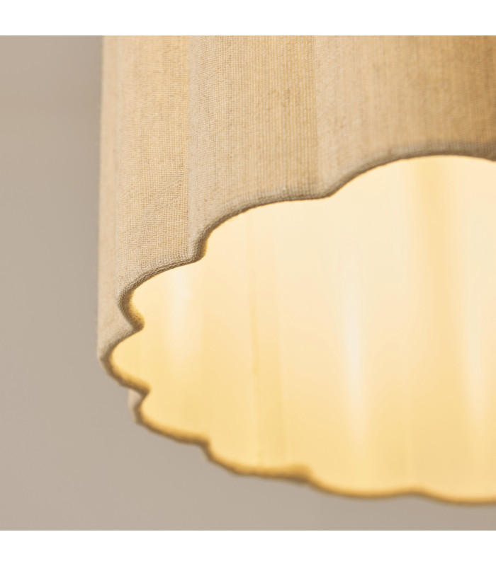 Olson Cylindrical Pendant Light Oak Wood Natural-6