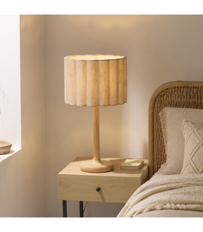 Olson Table Lamp Oak Wood Natural-2