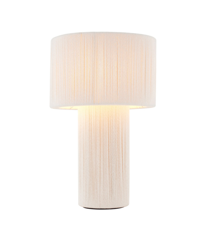 Noah Table Lamp Cream Cotton-1