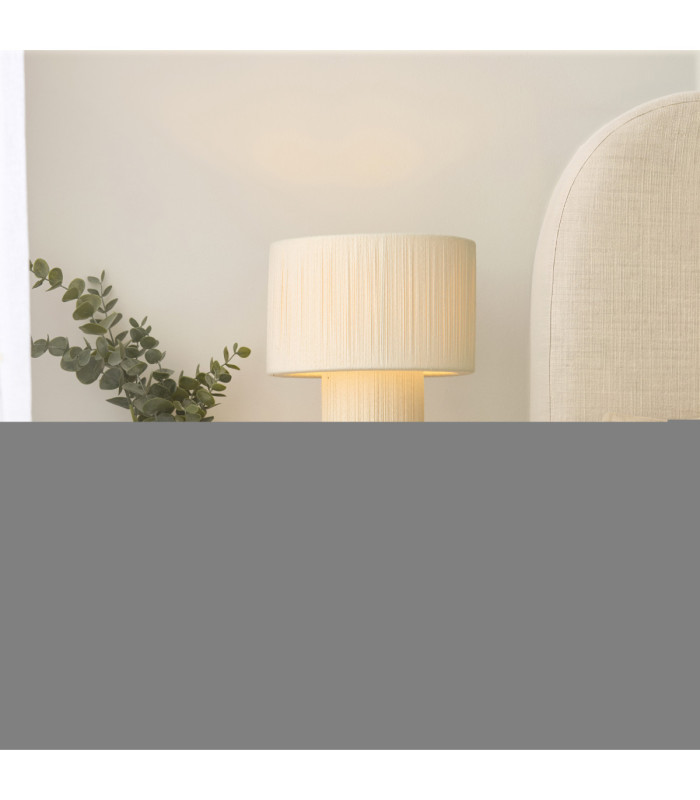 Noah Table Lamp Cream Cotton-3