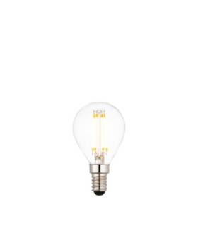E14 LED Filament Golf Bulb Clear Glass Bright Nickel-1