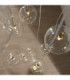 Oslo Cluster Pendant Light Brushed Aged Brass Clear Glass-5