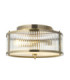 Ridgeton IP44 Bathroom Ceiling Light Antique Brass-1