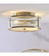 Ridgeton IP44 Bathroom Ceiling Light Antique Brass-3