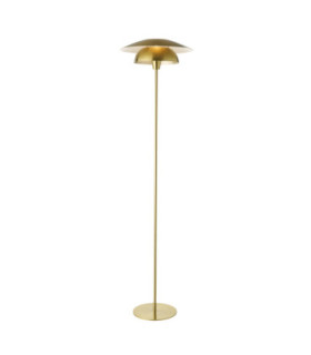 Lyon Floor Lamp Satin Brass-1