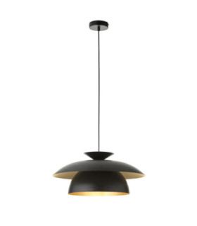 Lyon Dome Pendant Light Matt Black-1