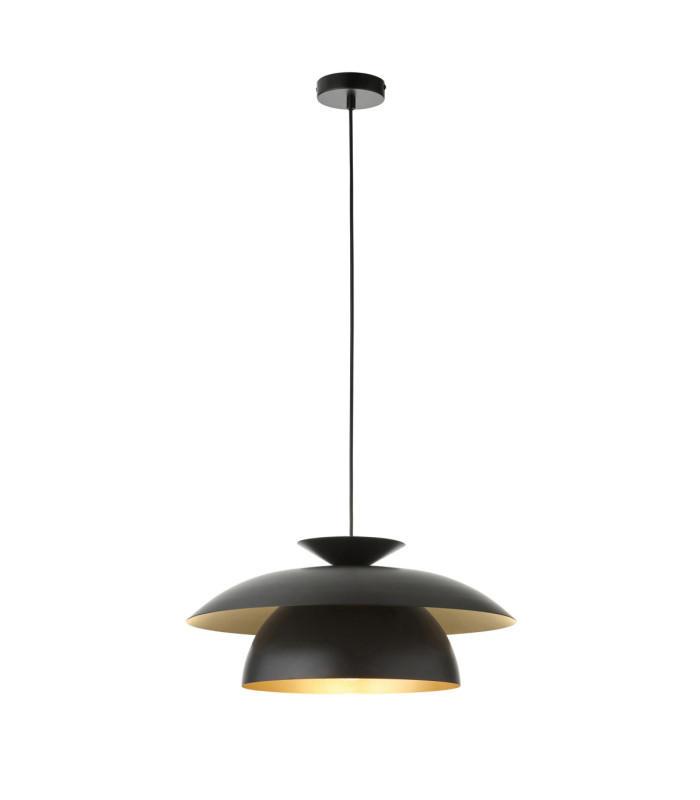 Lyon Dome Pendant Light Matt Black-1