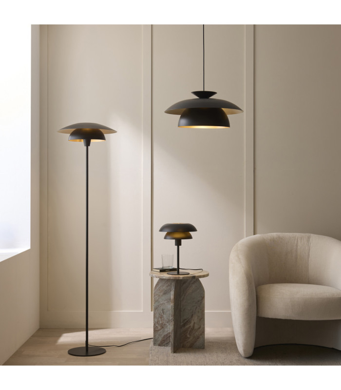 Lyon Dome Pendant Light Matt Black-7
