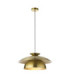 Lyon Dome Pendant Light Satin Brass-1