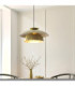 Lyon Dome Pendant Light Satin Brass-3