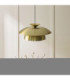 Lyon Dome Pendant Light Satin Brass-5