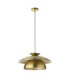 Lyon Dome Pendant Light Satin Brass-8