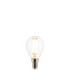 White Filament E14 LED Golf Bulb Clear Glass Bright Nickel-1