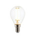White Filament E14 LED Golf Bulb Clear Glass Bright Nickel-2