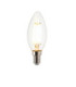 White Filament E14 LED Candle Bulb Clear Glass Bright Nickel-2