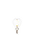 Ultra Efficient Class A E14 LED Filament Golf Bulb Clear Glass Bright Nickel-1