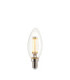 Ultra Efficient Class A E14 LED Filament Candle Bulb Clear Glass Bright Nickel-1