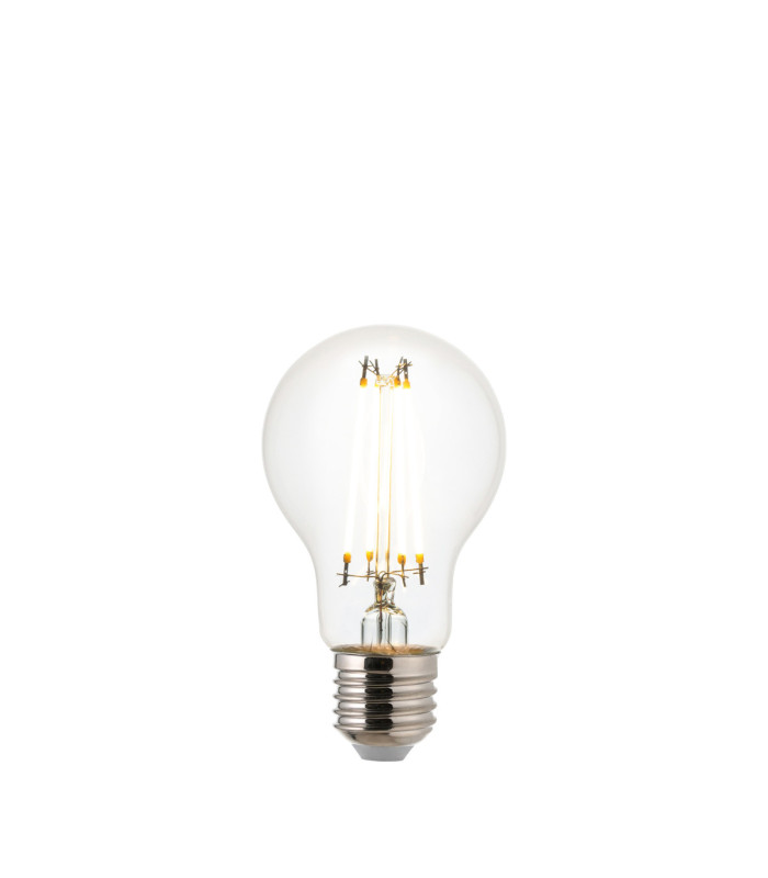 Ultra Efficient Class A E27 LED Filament GLS Bulb Clear Glass Bright Nickel-1