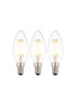 E14 LED Filament Candle - 3 pack E14 Bulb Clear Glass-1