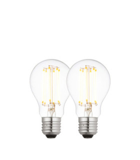 E27 LED Filament GLS - 2 pack E27 Bulb Clear Glass-1