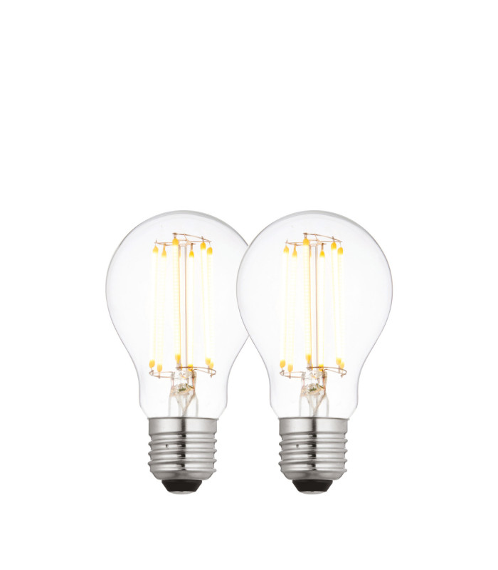 E27 LED Filament GLS - 2 pack E27 Bulb Clear Glass-1