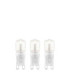 G9 LED Frosted SMD - 3 pack G9 Bulb Frosted Pc Bright Nickel-1