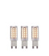G9 LED SMD - 3 pack G9 Bulb Clear Gloss White Pc-1