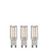 G9 LED SMD - 3 pack G9 Bulb Clear Gloss White Pc-1