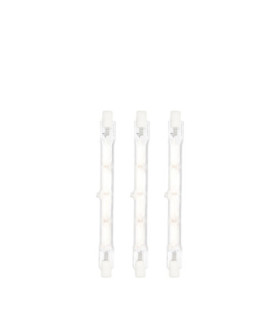 R7s Halogen - 3 pack R7S Bulb Clear Glass Unglazed Ceramic
