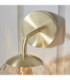 Dimple - Twin Pack - Dome Wall Lamp Satin Brass Champagne Lustre Glass-6