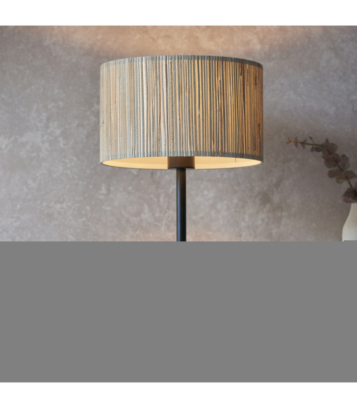Longshore - Twin Pack - Table Lamp Natural Seagrass Matt Black-4