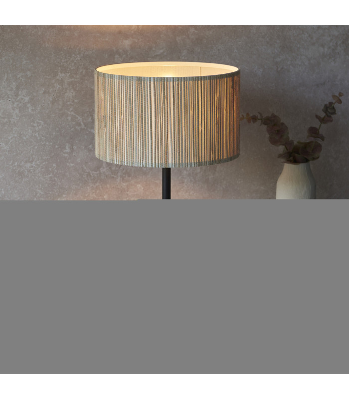 Longshore - Twin Pack - Table Lamp Natural Seagrass Matt Black-5