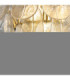 Autumn Pendant Light Brushed Aged Brass Clear Textured Glass-5