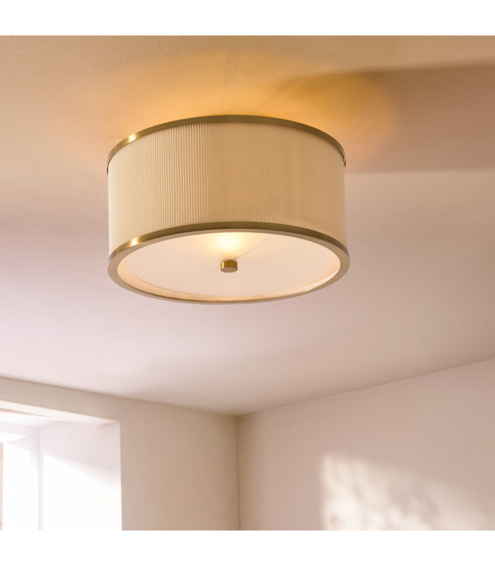 Lexi Cylindrical Ceiling Light Ivory-2