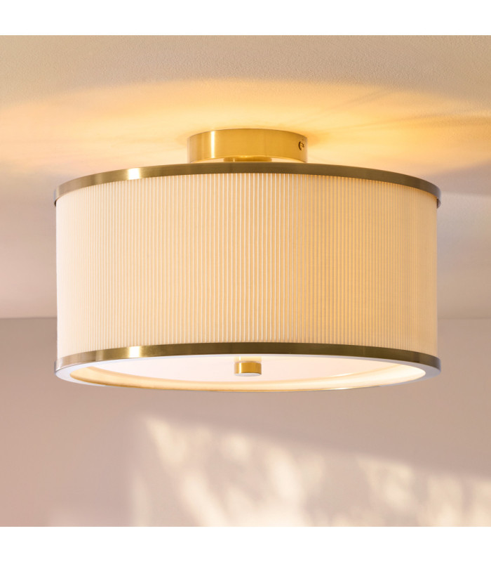Lexi Cylindrical Ceiling Light Ivory-4