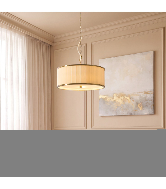 Lexi Cylindrical Pendant Light Ivory-2