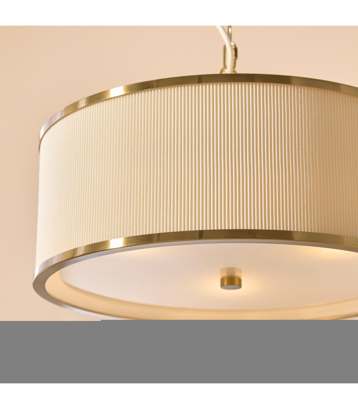 Lexi Cylindrical Pendant Light Ivory-8