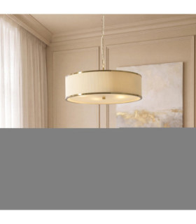 Lexi Cylindrical Pendant Light Ivory-2