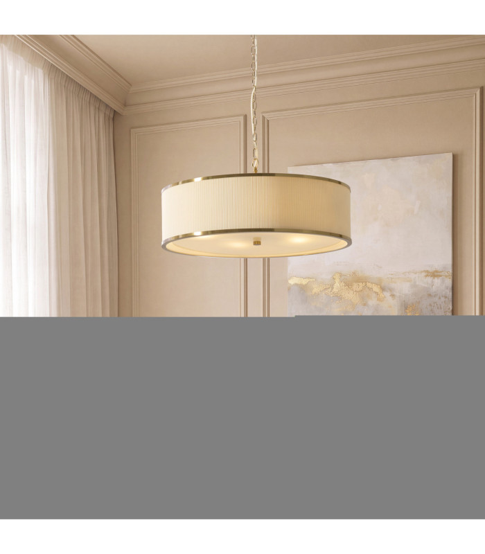 Lexi Cylindrical Pendant Light Ivory-2